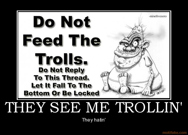 Don't Feed the Internet Trolls