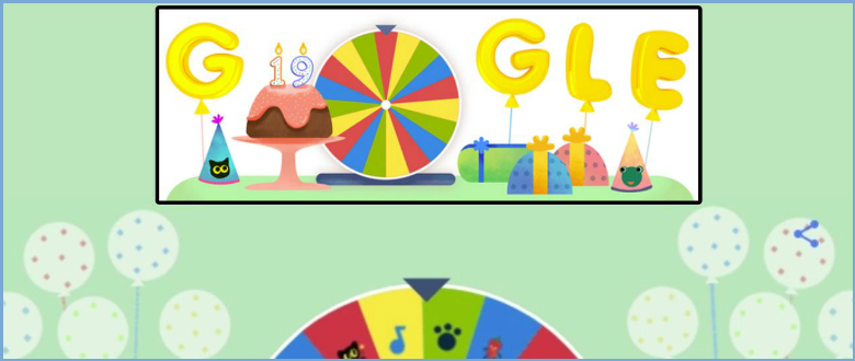 Here’s your Gift on Google’s 19th Birthday: Play the Best Google Doodles ever!