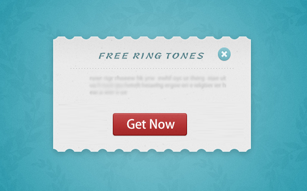 What would you do if you saw this pop-up message on your screen? ("Free Ring Tones"