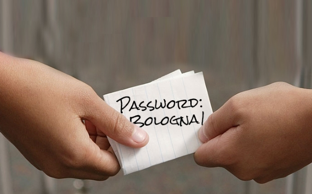 Do not write down your passwords on a sheet of paper. Don't share them with anyone either